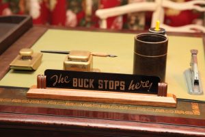 The Buck Stops Here Name plate