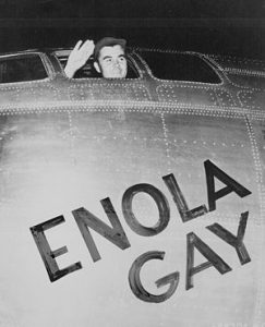 Harry S. Truman in Enola Gay Plane