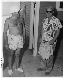President Truman with friend