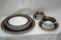 Presidential dinnerware found at the Truman Little White House, Key West, Florida