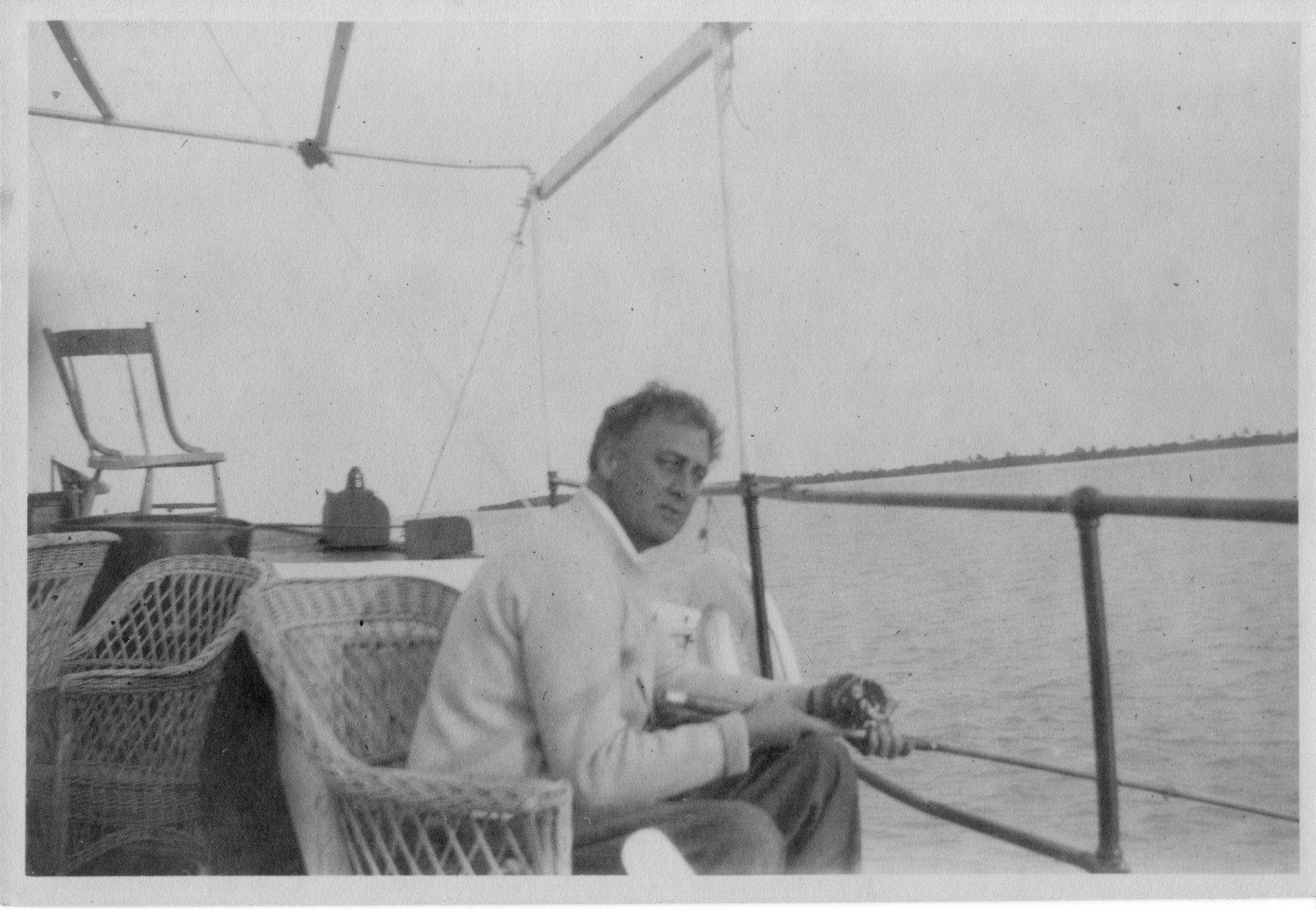 FDR in Key West on boat