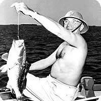 President Truman fishing