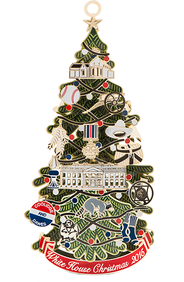 White House Christmas Ornament 2015